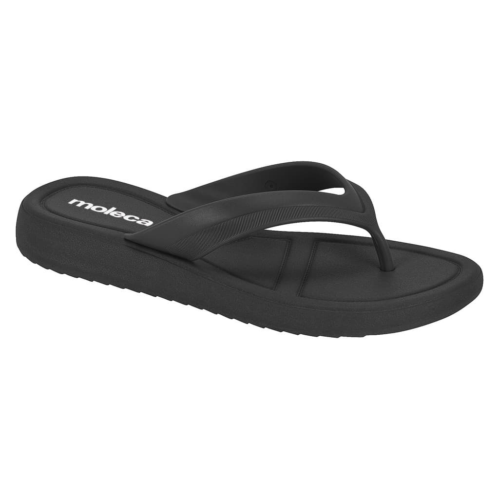Chinelo Feminino Moleca Dia a Dia Confortável Casual Leve Dedo Básico Versátil Confortável Original