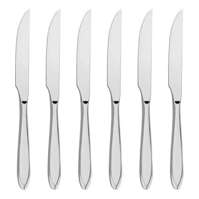 Jogo Facas Para Churrasco Laguna Aço Inox Tramontina -6 Unidades