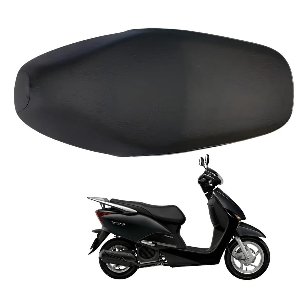 Capa de Banco Moto Modelo Honda Lead 110 2009 2010 2011 2012 2013 2014 2015 Preta