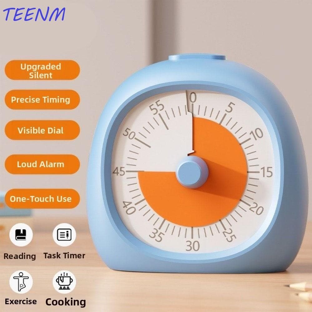 Temporizador Visual TEENM , Lembrete De Contagem Regressiva De Cozinha Para Gerenciamento De Tempo De 60 Minutos , Autod