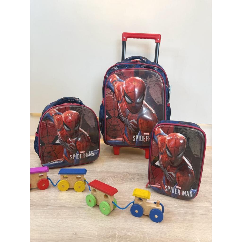 Mochila Mala de Rodinhas Homem Aranha Venom Marvel Xeryus