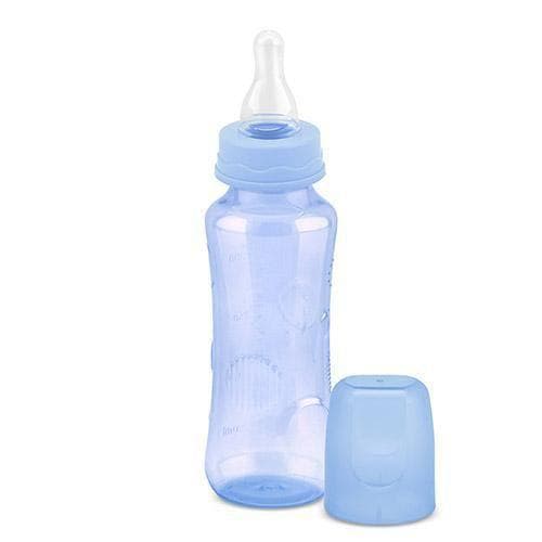 MAMADEIRA PETITA 240 ML RELEVO COLOR BICO REDONDO CRISTAL