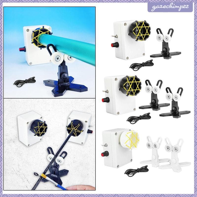 [Gazechimp] Máquina Rotativa De Vara De Pesca De Resina Epóxi Kit De Reparo De Enrolador DIY Profissional Para Construçã