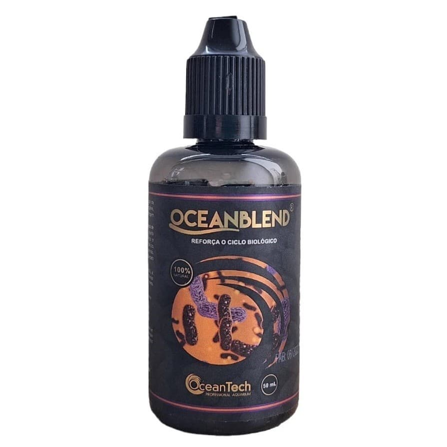Ocean Blend da Ocean Tech - Reforça o Ciclo Biológico do Aquário - 50ml