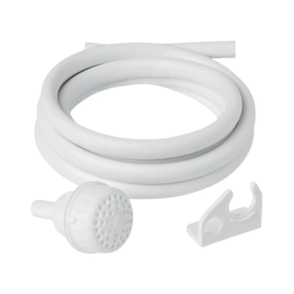 CHUVEIRINHO COMPLETO COM MANGUEIRA  2,1M BRANCO - SINTEX