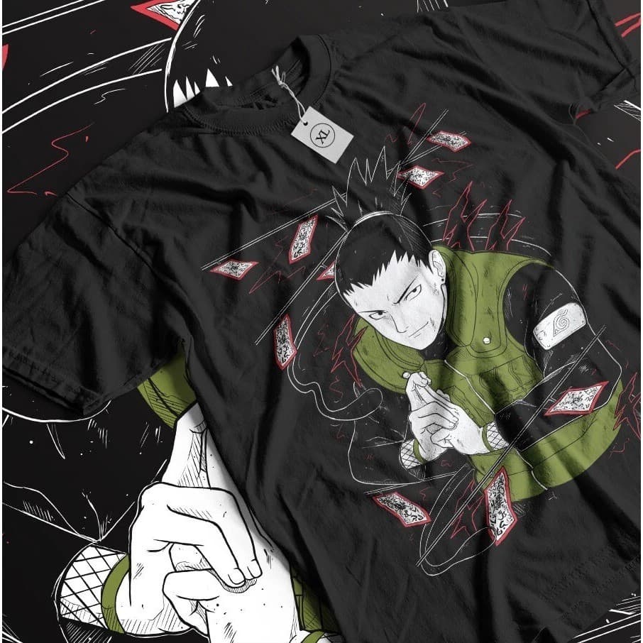 Camisa Shikamaru Anime Naruto Manga Camiseta Basica e Oversized Unissex