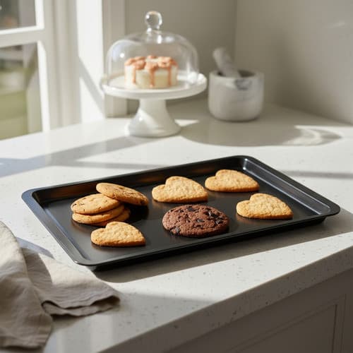 Assadeira Cozy Retangular Biscoito Preto 42cm 1un Preto