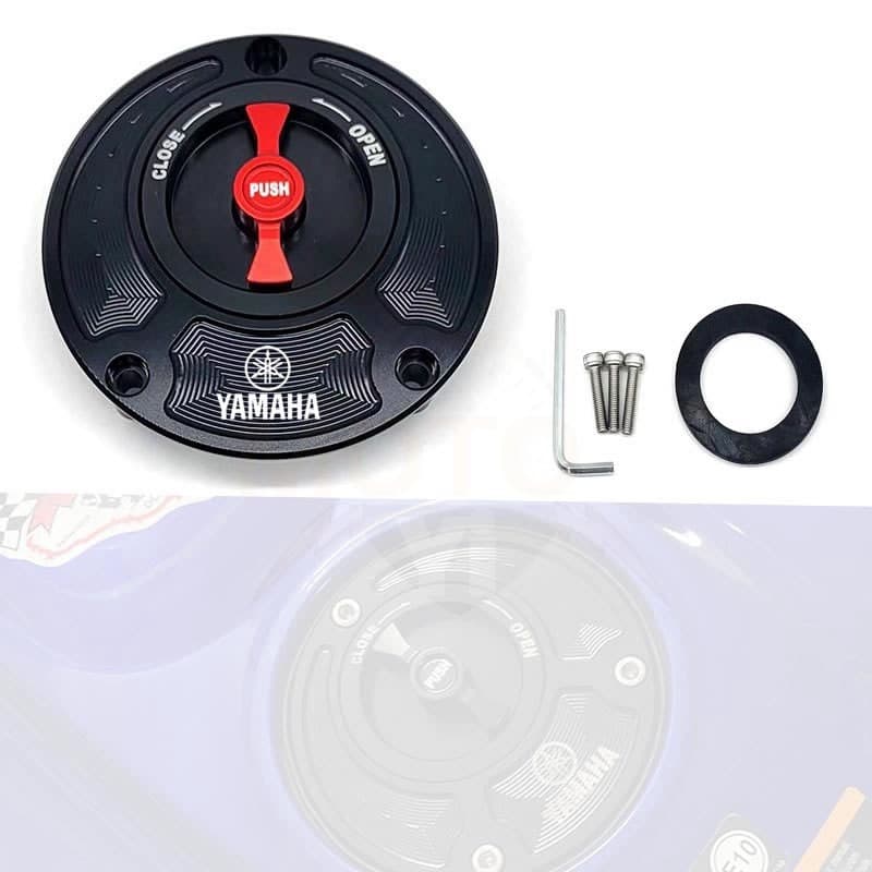 Para Yamaha YZF R1 R6 R15 R25 R3 FZ1 FZ6 XJR1300 Tampa de Tanque de Combustível de Liberação Rápida Modificação de Motoc