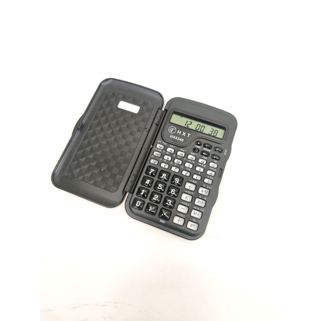 Calculadora Científica Pratica e Moderna com Tampa Protetora Portátil