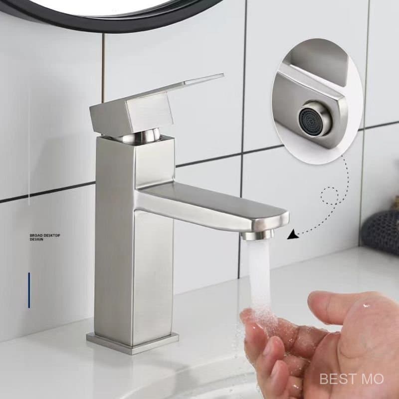 1/2/3 Pcs Nova Torneira De LavatóRio De Banheiro Melhorada,Torneira De Banheiro/Autocaravana Moderna Quadrada Com