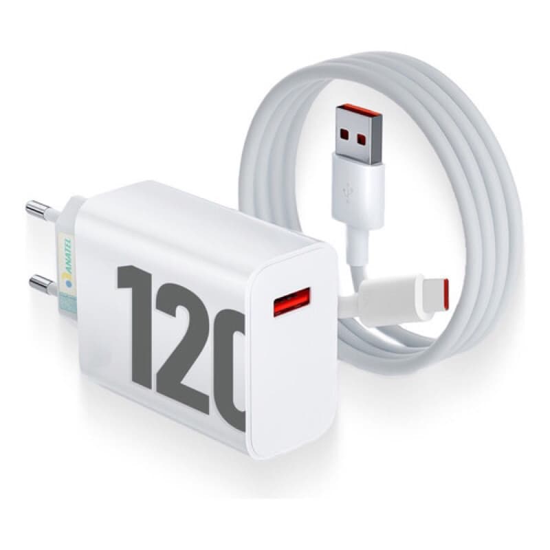Carregador 120w Turbo para Xiaomi Samsung Usb tipo C ENVIO IMEDIATO