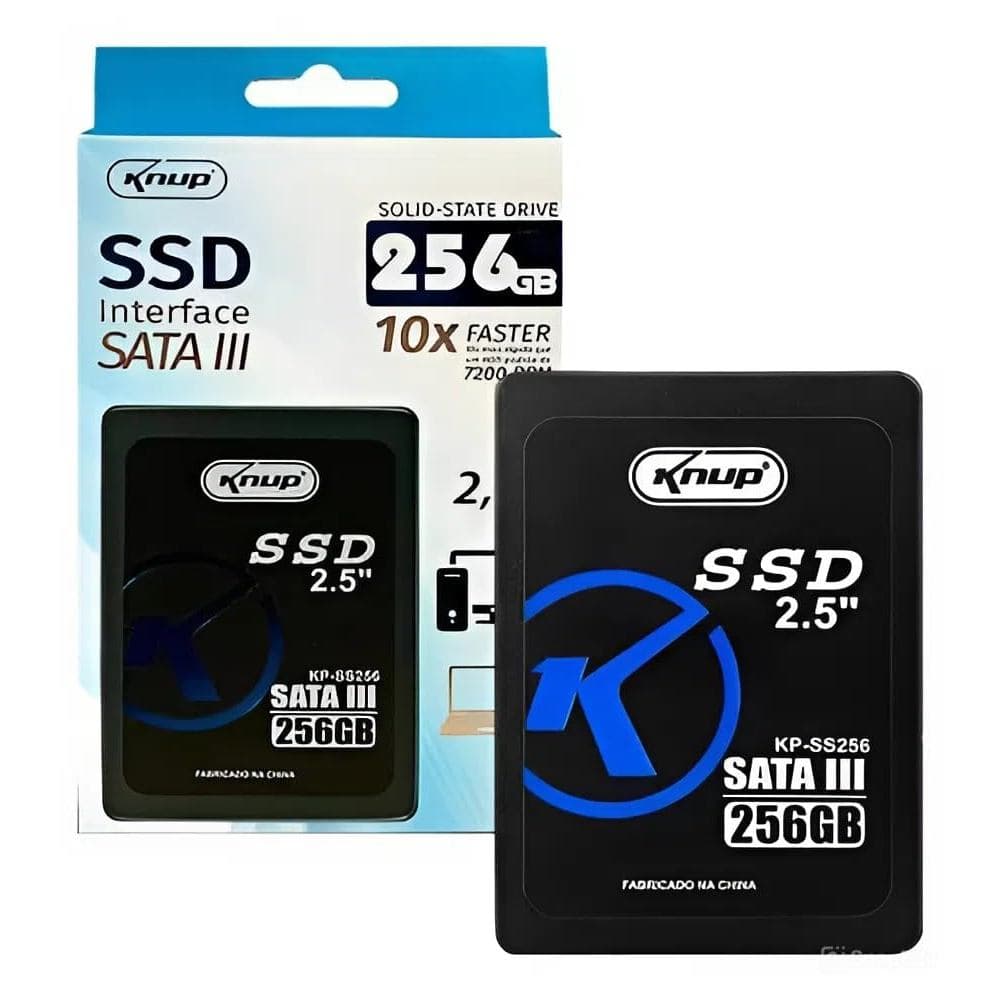Ssd 256gb 2,5 Sata Iii - Kp-ss256 Cor Preto