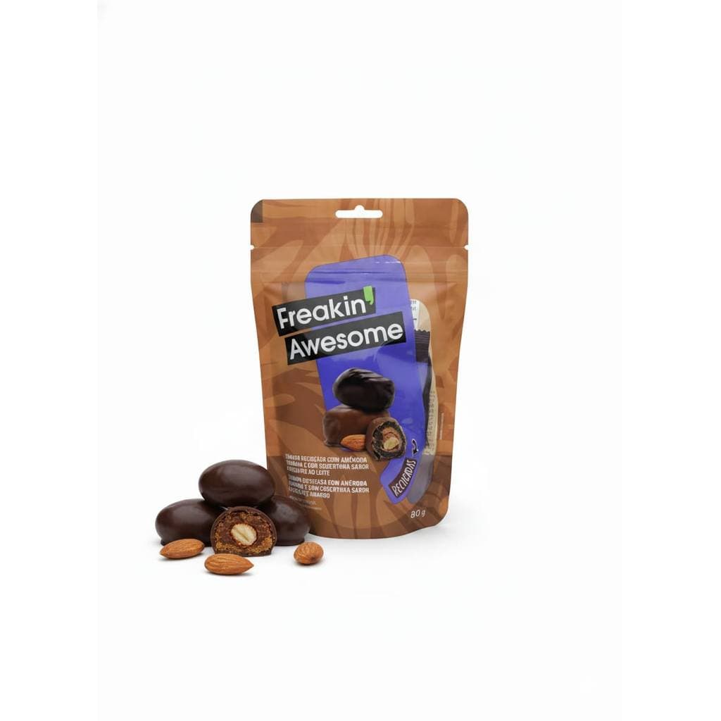 Tâmara com Chocolate 80g Doce Saudável Sem Culpa Bombom Natural Snack Fit Premium