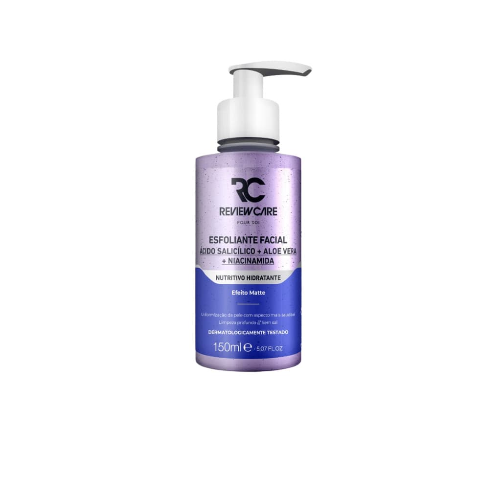 Esfoliante Facial Nutritivo Hidratante Ácido Salicílico, Aloe Vera e Niacinamida 150ML Review Care
