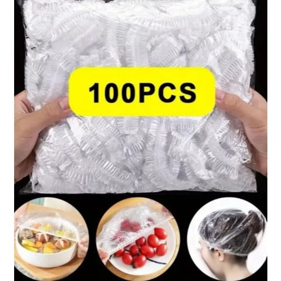 TAMPA FACIL USO ÚNICO - PARA ALIMENTOS, 35CM, PACOTE C/ 100PÇS