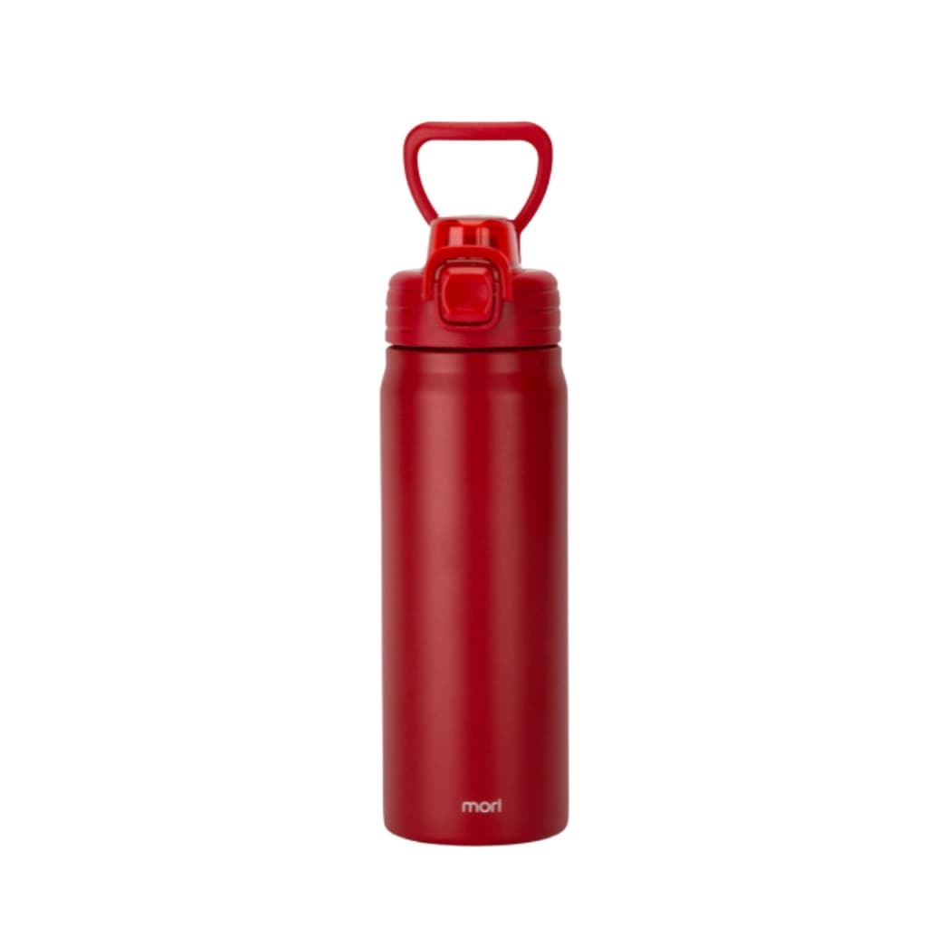 Garrafa Térmica De 700ml Com Canudo e Alça Para Segurar Isolamento a Vácuo e Aço Inox Quente/Frio Para Água Chá - Mori