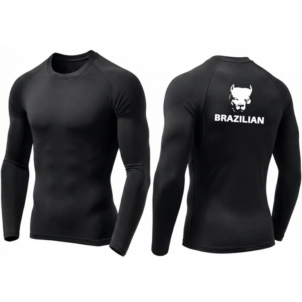 Rash Guard Jiu Jitsu esportes MMA Muay Thai Treino no gi academia luta