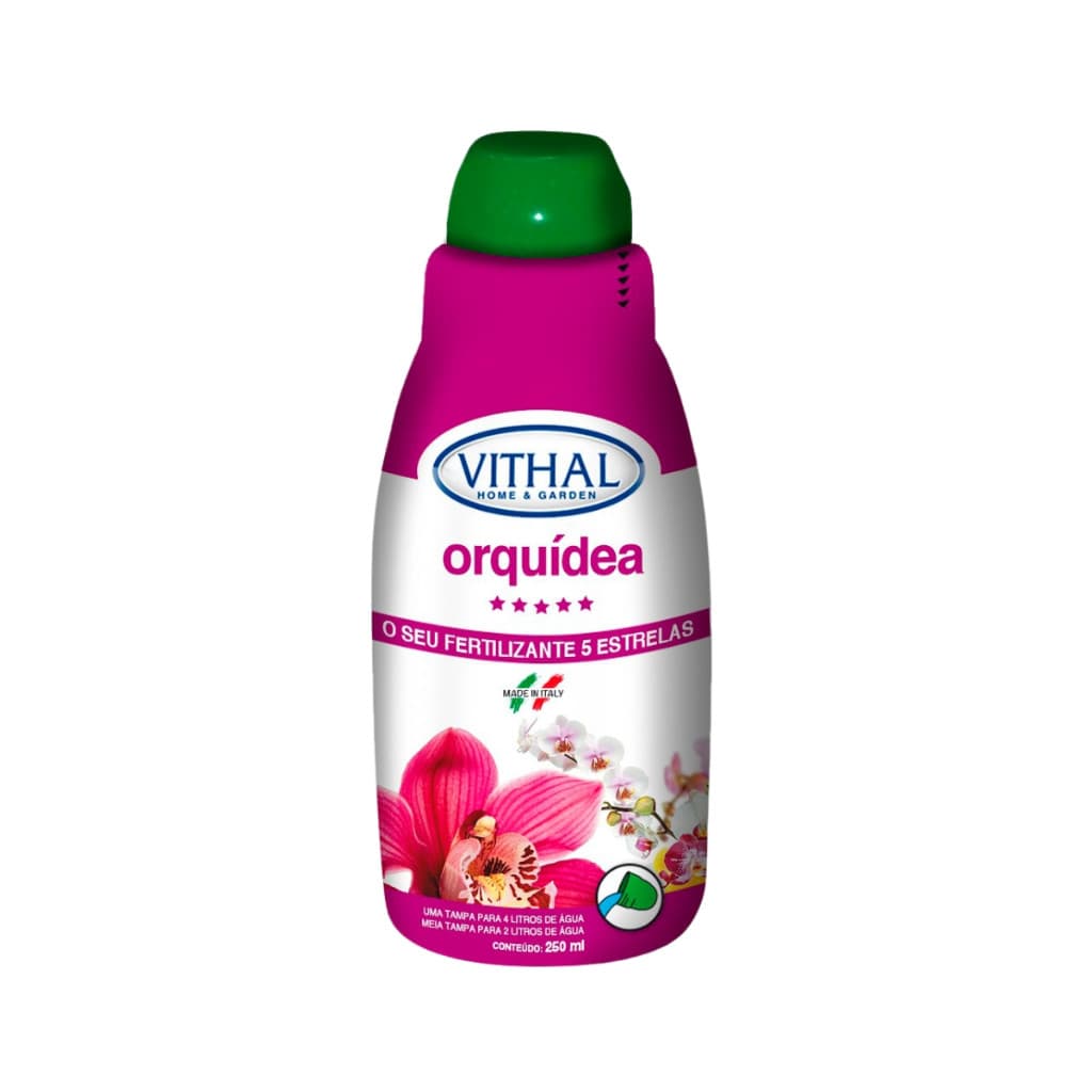 Adubo Fertilizante Liquido Vithal Todos Tipos De Orquideas 250 Ml
