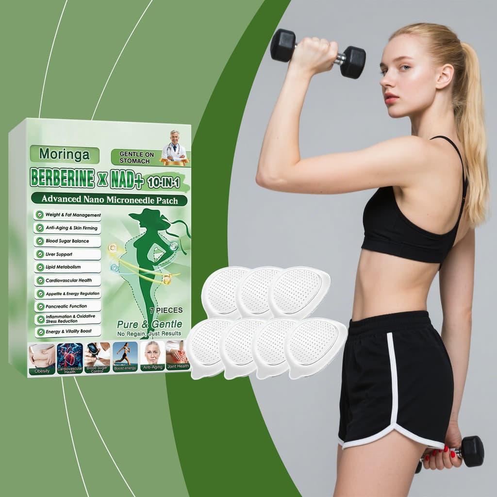 Moringa & Berberine-7 Adesivos Corporais Para Cuidados Específicos Diários