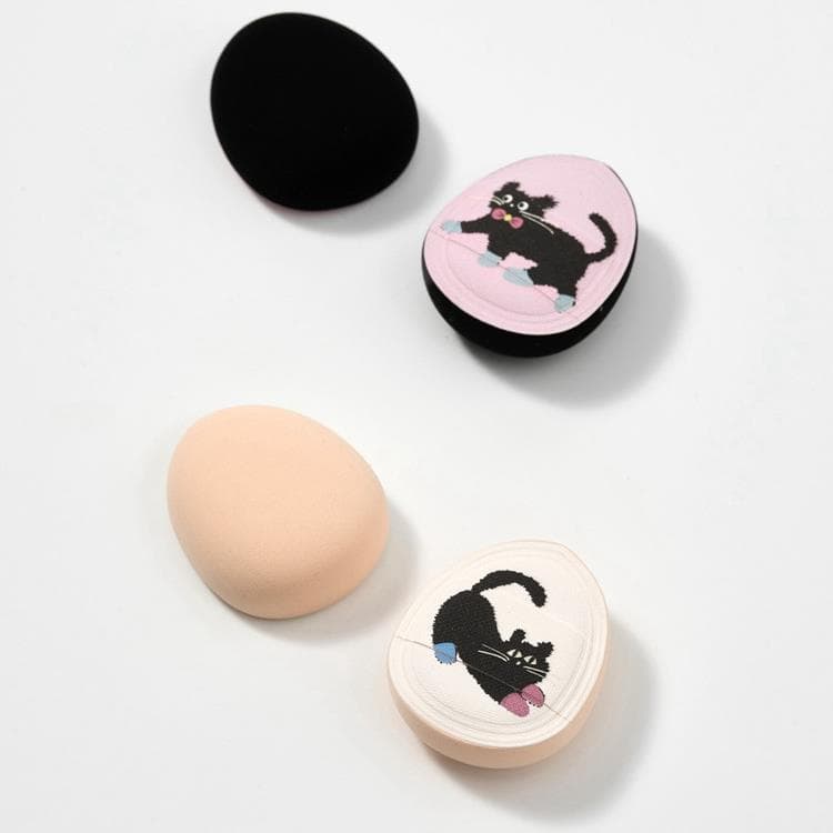 Star Drum Mini Marshmallow Puff 4 Peças Corretivo Blush Super Q Elástico Almofada para Polegar Puff