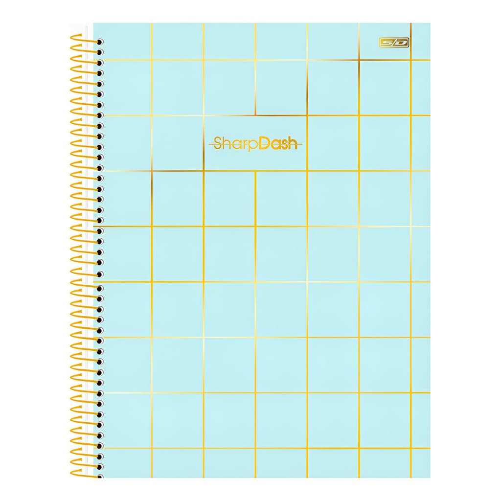 Caderno Universitario Sharp Dash 10 Mat 160 Fls Capa Dura