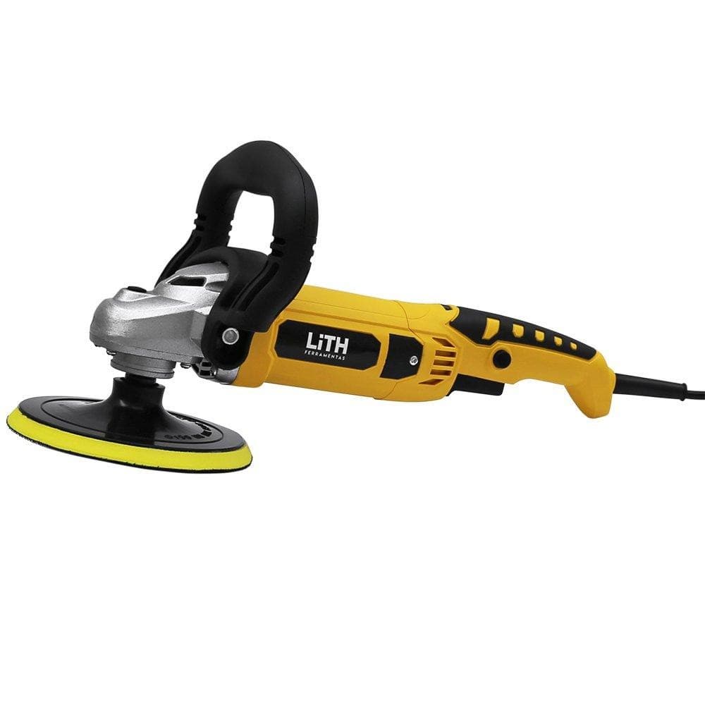 Politriz Angular Profissional 1300W 7” 180mm Polimento Automotivo Potente 220V