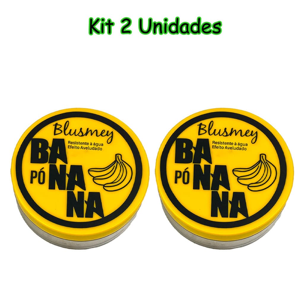 Kit C/2 Pó Banana Efeito Natural 10g