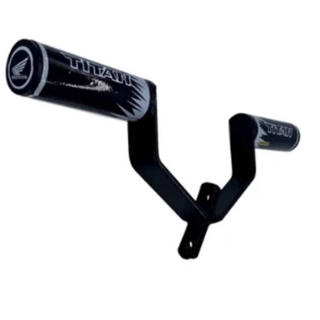 SLIDER PROTETOR DE MOTOR CARENAGEM HONDA CG TITAN PRETO