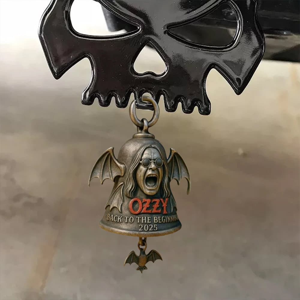 BWTV Adequado para Motocicleta Sino Guardião de Motocicleta Ozzy Osbourne Lucky Bell