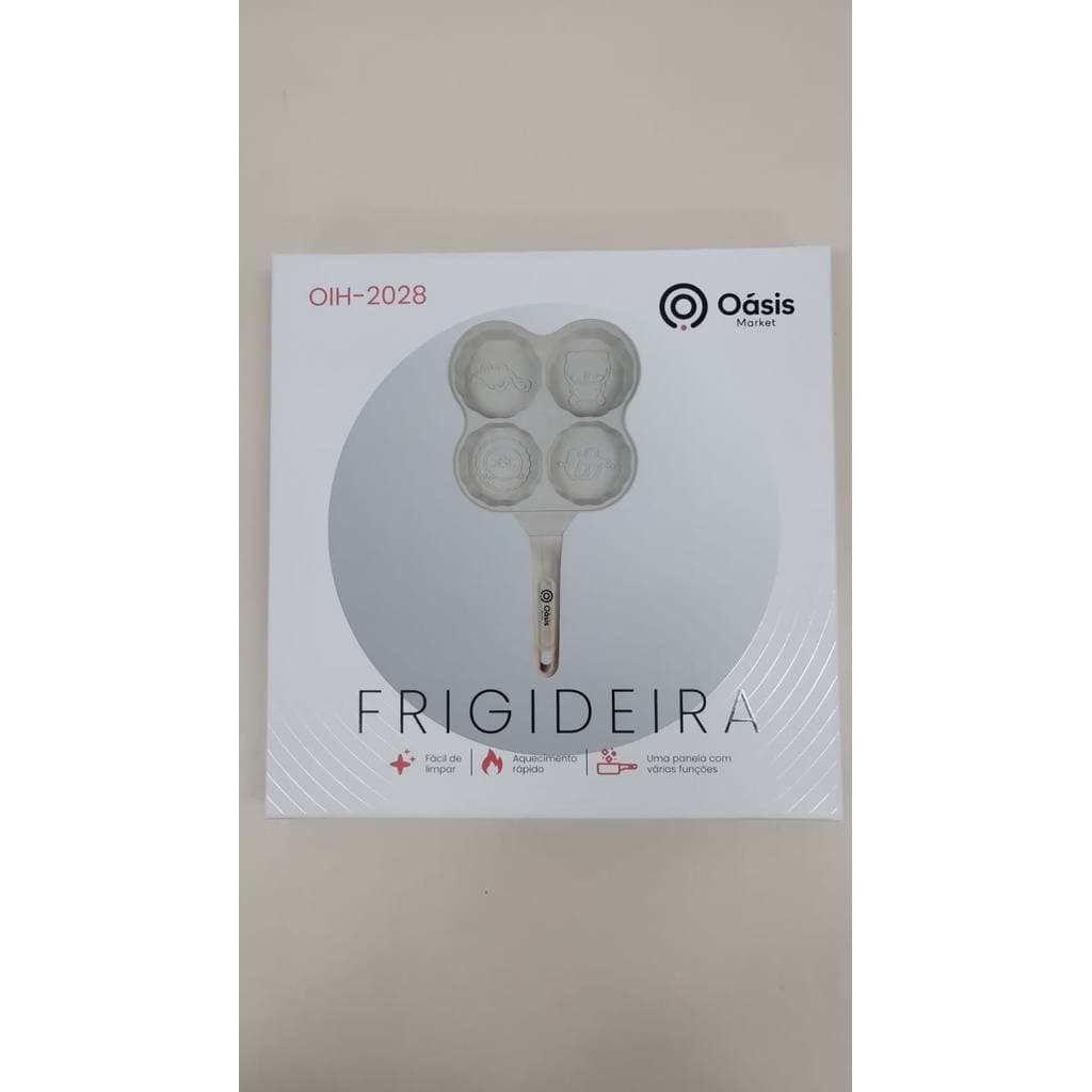 Frigideira Grill 3 em 1 Oasis Market  Multiuso Antiaderente