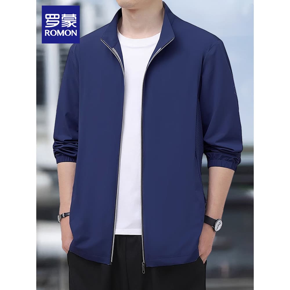 Lomon gelo seda protetor solar roupas masculinas respirável legal ar condicionado roupas 2026 verão nova jaqueta Casual