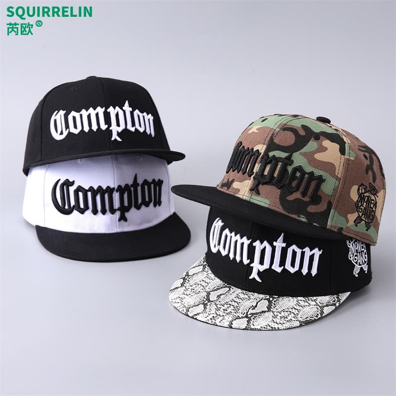 Chapéu estilo americano Hip-Hop chapéu de aba plana masculino verão boné de beisebol masculino 2025 novo estilo aba larg