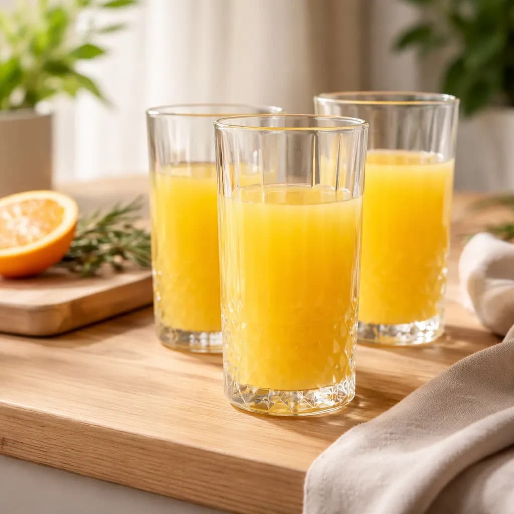 Jogo 6 Copos Vidro 280ml Transparente com Relevo Tipo Cristal Resistente Para Água Suco Refrigerante