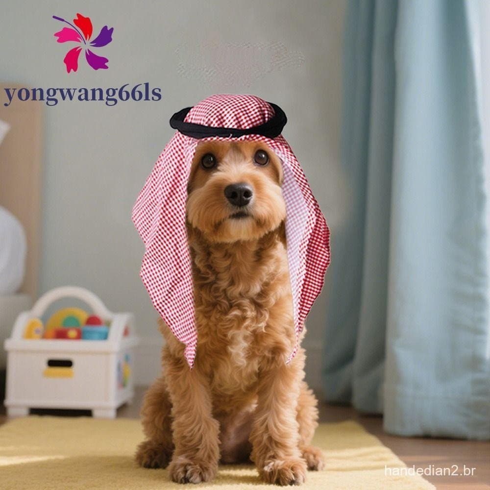 YONGWANG Chapéu Para Animais De Estimação Da Arábia Saudita , Decorativo Macio Gatos Ajustável Elegante