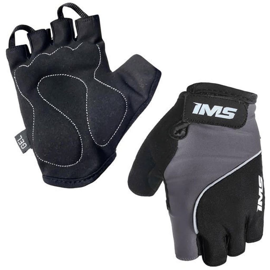 Luva de Ciclismo IMS Racing Gel Cinza