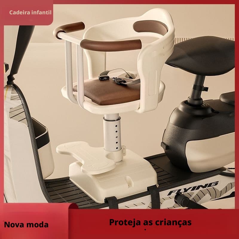 Assento Infantil Dianteiro Para Veículo Elétrico/Motocicleta Novo Estilo (0-8 Anos)