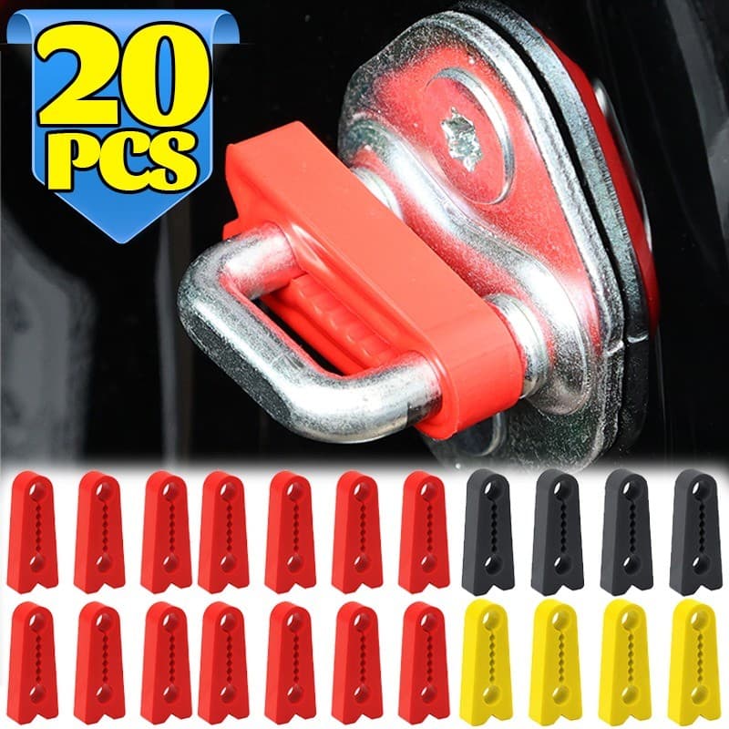 4/8/20 Unidades Almofada De Silicone Para Fechadura De Porta De Carro Redução De Ruído De Vibração , Proteção De Amortec