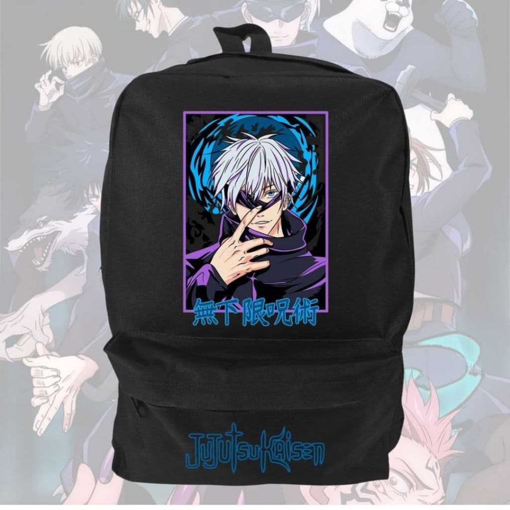 Mochila JUJUTSU KAISEN 4 escolar estampada personalizada anime SATORU GOJO