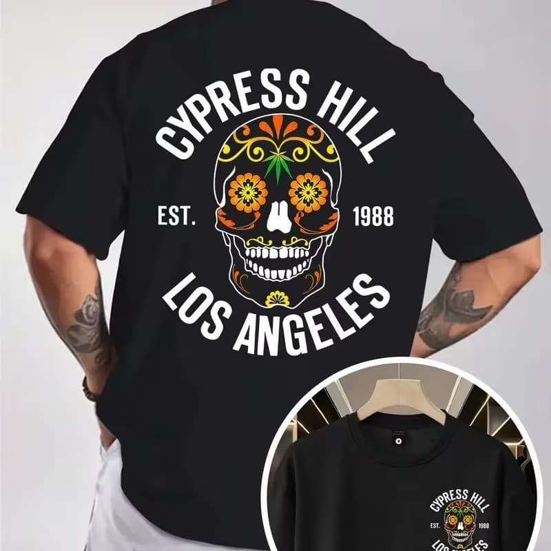 Camiseta Cypress Hill Camisa Blusa Unissex Masculino Feminino 100% Algodão Street Wear Plus Size