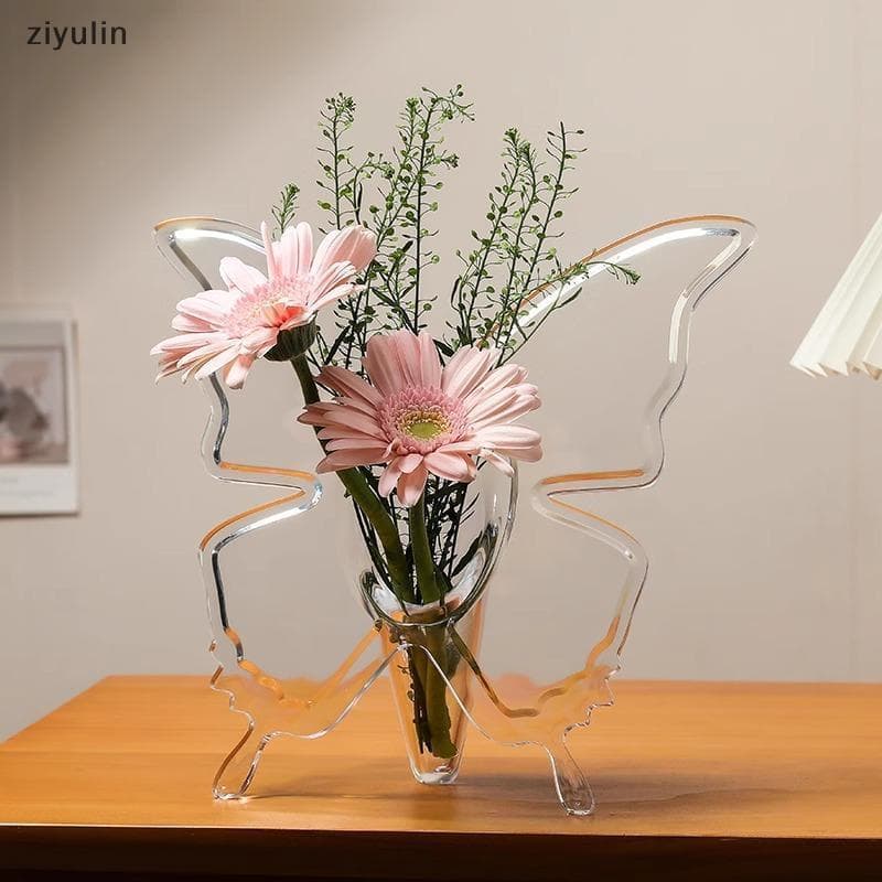 CVC Vaso De Flores Acrílico Transparente Tridimensional Arranjo Acessórios Decoração De Casa CV