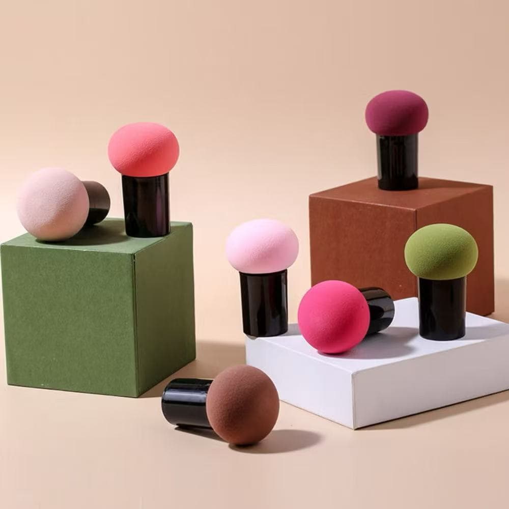 Maquiagem Esponja Para De Cogumelo Make
