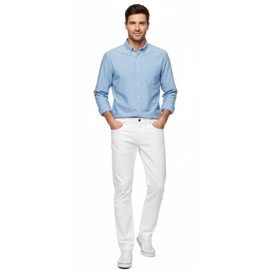 Calça Masculina Jeans Casual Flex Slim King &amp; Joe