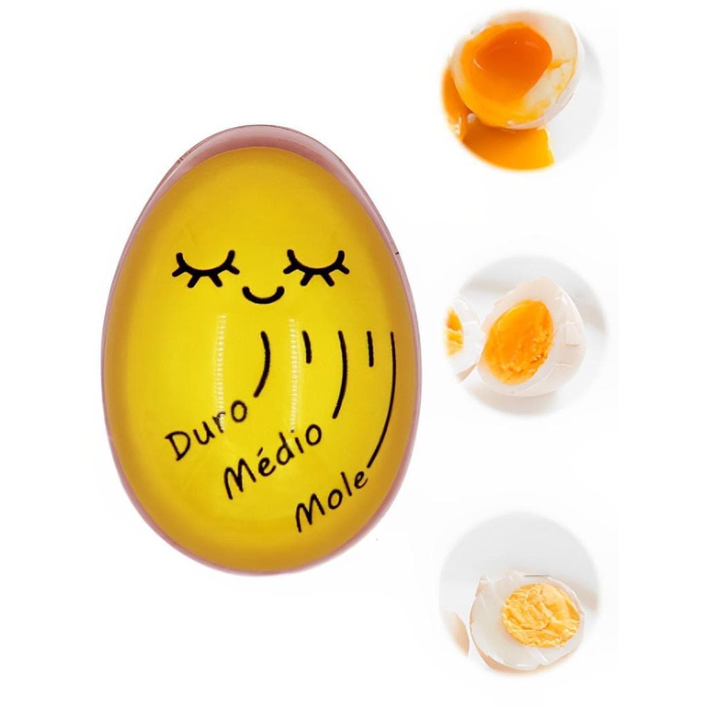Temporizador para Ovo Cozido Indicador de Ponto Certo no Cozimento EGG