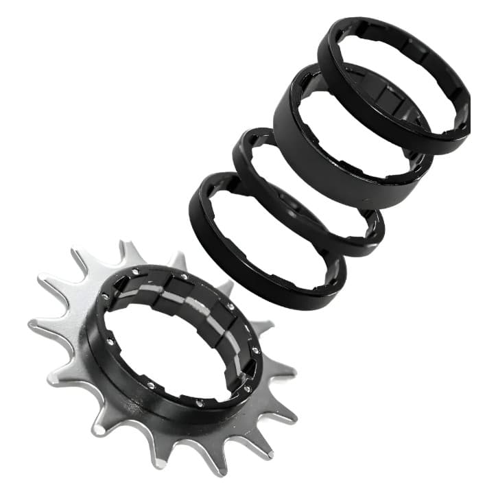Kit Single 16D para Bicicleta K7 Cassete GTA Adaptador Single Speed