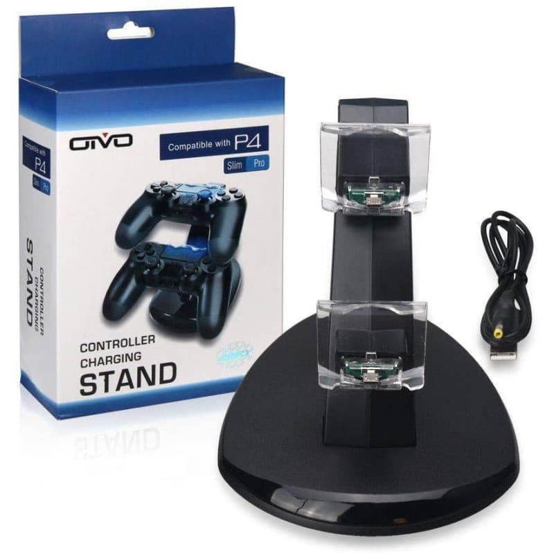 Dock Carregador De Controle PS4 Vertical Carga Rápida