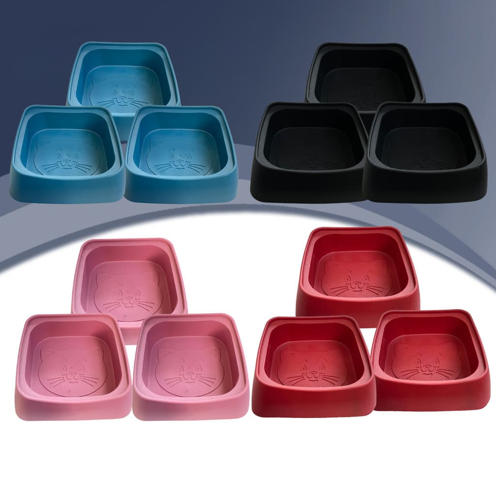 Kit com 12 Comedouro Comedor Pet Para Gato - 150ml