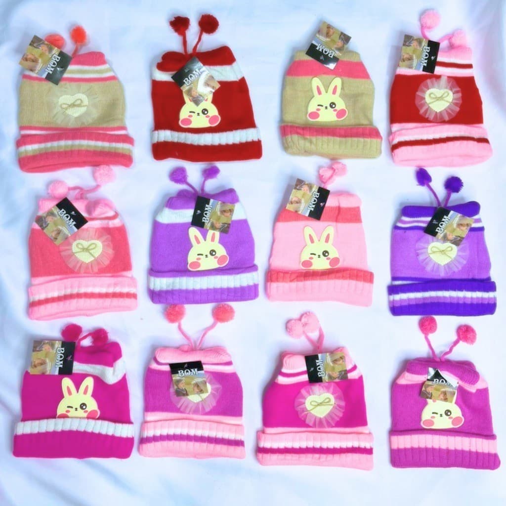 Touca Gorro Infantil/Bebe Menino E Menina Diversas Cores e Estampas De 2 a 5 anos