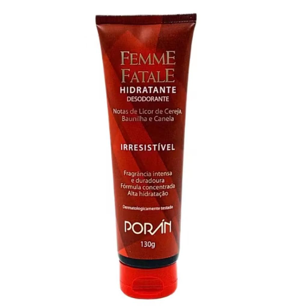 Creme De Hidratação Corporal Femme Fatal Poran 130g