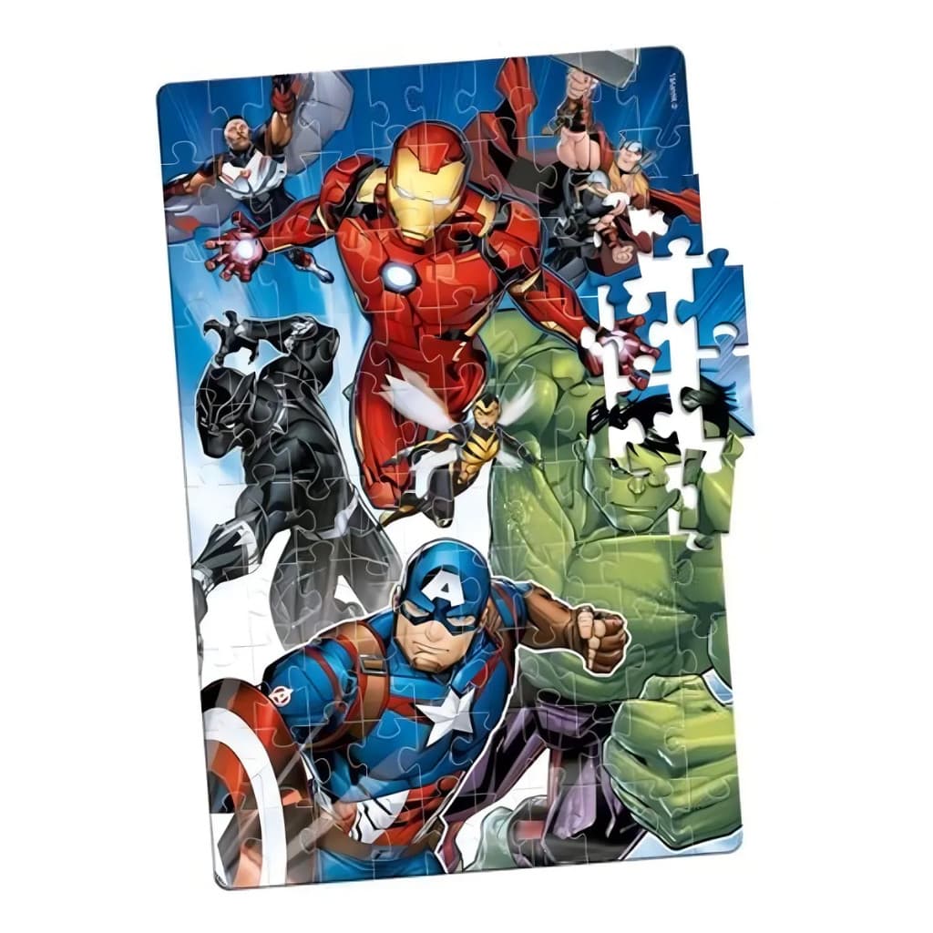 Quebra-cabeça 100 Peças Vingadores Toyster