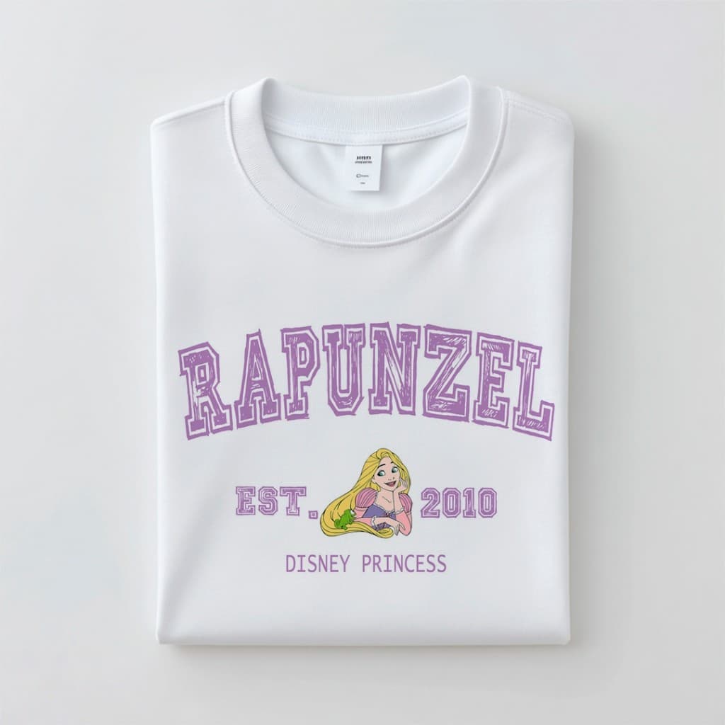Camiseta Feminina Rapunzel Enrolados Disney Princesa Sonhadora Estilo Casual Fashion Geek